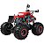 Carro de Controle Remoto 2.4 GHZ 333 Feras Off-Road Crazon 333-19163B - Vermelho - Imagem 1