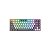 Teclado Gamer Redragon Azure Pro K652GG RGB Switch Low Profile Layout 75% Sem Fio - Branco Cinza Laranja - Imagem 1