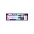 Teclado Gamer Redragon Terraflare Pro K762WP RGB Sem Fio - Branco e Roxo - Imagem 1