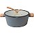 Cacerola Doral Kitchen Di Burano Black Bird 28cm/6 Litros - Gris - Imagem 1