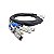 Cabo Splitter Mikrotik QSFP+ 40G/100G XQ+BC0003-XS+ 3M QSFP28 - Imagem 1
