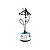 Ferro vertical a vapor Mondial Vip Care VP-07 110V - Branco/Azul - Imagem 1