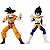 Bonecos Goku vs Vegeta Dragon Ball Super Dragon Stars Series Bandai - 37165 37294 - Imagem 1