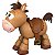 Brinquedo Toy Story 5 Miniparceiro Bullseye Mattel - JKV48 - Imagem 1