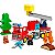 Caminhão de Bombeiro Lego Duplo com Mangueira e Bombeiro - 10473 (28 peças) - Imagem 1