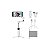 Estabilizador INSTA360 Flow 2 Cinsabqa Ai Tracker Kit Summit White - Imagem 1