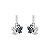 Brinco Swarovski 5705728 Swan - Imagem 1