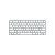 Teclado Sem Fio Apple Magic Keyboard Com Touch Id A3118 MXCK3LL em Inglês com Bluetooth - Prata - Imagem 1