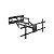 Suporte para TV Unique RC-1XG de 42" a 80" Articulado - Preto - Imagem 1