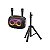 Speaker Joog Pair 1000 com 2 Microfone 130W IPX6 TWS Cinza + Tripé HS-01 - Imagem 1