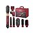 Kit de Escova Alisadora e Modeladora Enzo Profissional EN-6223-2 8 Em 1 1500 W 220V - Vermelho - Imagem 1