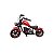 Moto Elétrica Infantil X100 Vermelha - Imagem 1