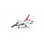 Avião FMS F-16 Blue Thunder Edf 64MM PNP FMS146PBT - Imagem 1