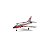 Avião FMS Futura Edf Jet 64MM PNP Vermelho FMS142PRD - Imagem 1