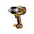 Kit Chave de Impacto Portátil Ingco CIWLI20135 - 1800RPM - Recarregável - Preto e Laranja - Imagem 1