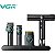 Cortador de Cabelo VGR Voyager Profissional Stepless Pro 4 em 1 - Preto/Verde - Imagem 1