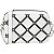 Bolsa Cromia Feminina 1405941 1274 Ladies Bag Gisele Branco/Preto - Imagem 1