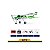 Avião FMS Ranger EP V2 1220MM RTF Reflex V3 Verde FMS147RGN-REFV3 - Imagem 1