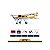 Avião FMS Ranger EP V2 1220mm RTF Reflex V3 Amarelo FMS147RYL-REFV3 - Imagem 1