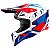 Capacete para Moto Airoh Wraaap - Tamanho L (59-60) - Azul/Vermelho Brilhante - Imagem 1