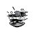 Jogo de Panelas Kitchenaid Antiaderente 3 Camadas 10 Peças Preto - Imagem 1