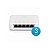 Kit. USW-FLEX-3 Unifi Switch 5 Portas Gigabit RJ45 Poe 60W 3 Peças - Imagem 1