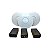 Porta de Rede Ubiquiti UniFi UAP-PRO-3-BR AP Giga 2.4-5.8GHZ 3 Peças - Imagem 1