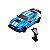 Carro MD Drifit de Alta Velocidade 48Km Escala 1/14 8616 A-B Azul/Branco - Imagem 1