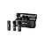 Kit Microfone Lavalier Sem Fio Boya BY-V4D USB-C Preto - Imagem 1