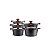 Kit de Panelas Raf R.80003 Black 05 Peças - Imagem 1
