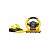 Volante e Pedal PXN V3 Pro para PC/PS3/PS4/Xbox One/Xbox Series/Switch - Amarelo e Preto - Imagem 1