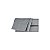 Jogo de lençóis Soho Multi Stripe SSK400MSTGRA 400H King Size Grafite 4 Peças - Imagem 1