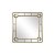 Espelho Decorativo Concepts 449-346095 76 CM Dourado - Imagem 1