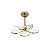 Ventilador de Teto Satellite A-FAN8204 - 72W - com Luminária - Bivolt - Dourado - Imagem 1