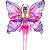 Boneca Barbie Dance and Flutter 2em1 Mattel - HXJ10 - Imagem 1