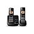 Telefone Sem Fio Panasonic KXTGC362LAB 2 Bases Preto - Bateria - Imagem 1