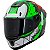 Capacete para Moto Axxis Hummer S Melkor D6 - Tamanho XL (61-62) - Verde Brilhante - Imagem 1