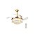 Ventilador de Teto Satellite A-FAN8102 - 66W - com Luminária - Bivolt - Dourado - Imagem 1