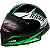 Capacete para Moto LV Cool Helmets P8 - Tamanho M (57-58) Verde Conqueron - Imagem 1