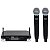 Microfone Sem Fio Dual UHF BLG GLXD-5 - Imagem 1