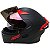 Capacete para Moto HRO Evo Solid 3400DV - Tamanho L (59-60) - Preto/Vermelho - Imagem 1