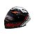 Capacete para Moto LV Cool Helmets P8 - Tamanho XL (61-62) Venom Vermelho - Imagem 1