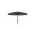 Guarda-sol de Jardim KPM FD1000010 2,7 x 2,4 M Preto - Imagem 1