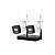 Kit de NVS Wifi IP Hikvision com 2 Câmeras Bullet 4MP + NVR NKS424W0H - Imagem 1