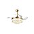 Ventilador de Teto Satellite A-FAN005 - 90W - com Luminária - 220V - Dourado - Imagem 1