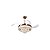 Ventilador de Teto Satellite A-FAN004 - 90W - com Luminária - 220V - Dourado - Imagem 1