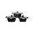 Conjunto de Panelas Antiaderentes para Indução Ucc Life, 6 Peças, Preto - Imagem 1