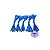 Cabo Patch Unifi 10CM Azul - Pacote de 50 Peças - Imagem 1