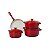 Kit de Panelas Maryland MRCIE403R - Vermelho - 4 Peças - Imagem 1