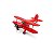 Avião Wltoys Beech D17S Epp 4CH Biplano 3D/6G Vermelho A300 - Imagem 1